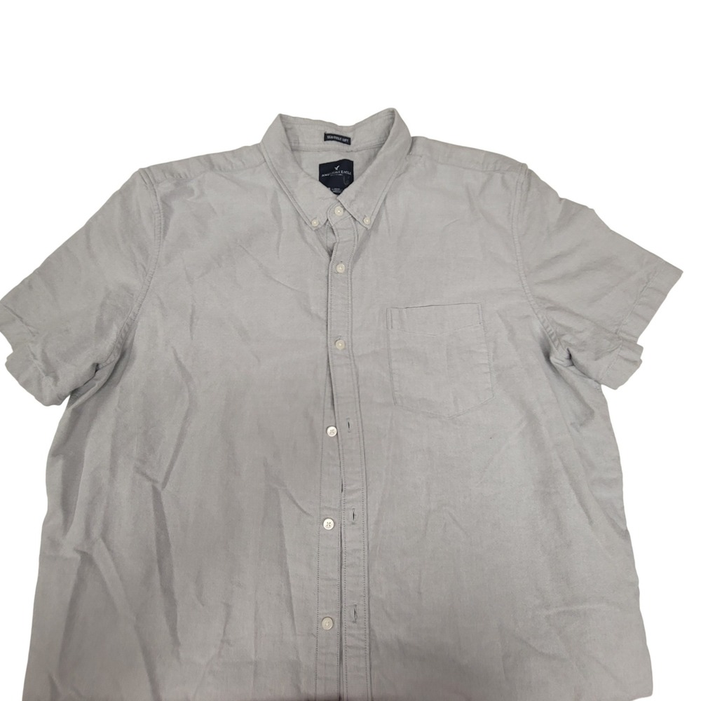 American Eagle Outfitters‎ Mens XXXL Gray Seriously Soft Shirt Big Tall Summer